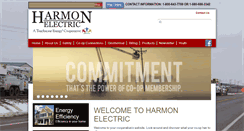 Desktop Screenshot of harmonelectric.com